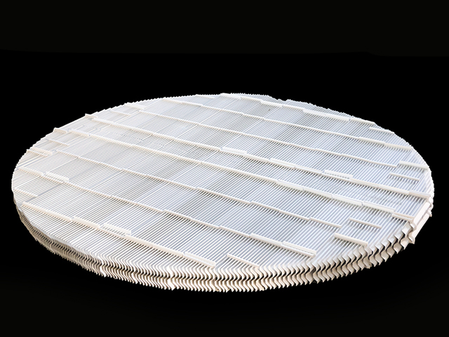 塑料折流板除霧器在塔器內都是如何運行