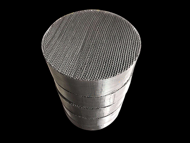 波紋填料的一種金屬絲網波紋填料