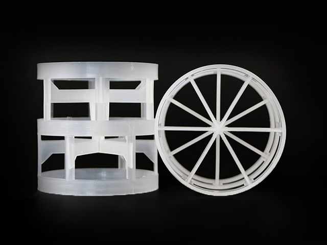 散堆鮑爾環填料的幾何特性